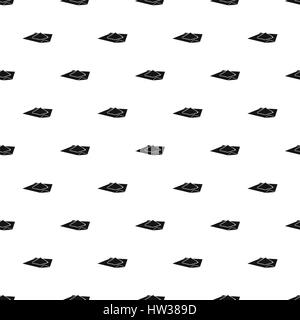 Marijuana on a paper pattern, simple style Stock Vector