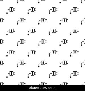 USB charger pattern, simple style Stock Vector