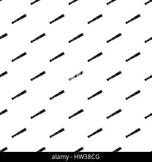 Antique telescope pattern, simple style Stock Vector