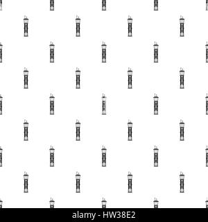 Airport control tower pattern, simple style Stock Vector