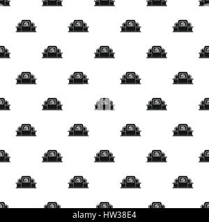 Airport baggage security scanner pattern Stock Vector