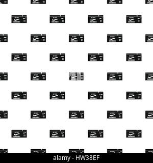 Air ticket pattern, simple style Stock Vector