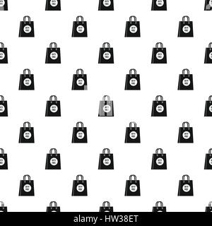 Duty free bag pattern, simple style Stock Vector