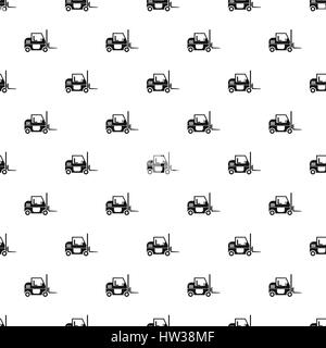 Electric loader pattern, simple style Stock Vector