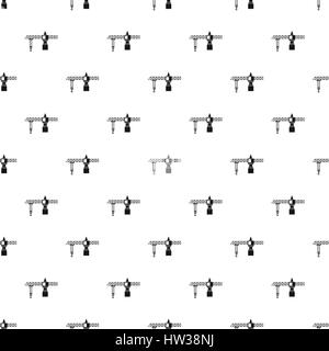 Crane pattern, simple style Stock Vector
