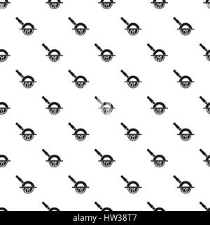 Circular saw pattern, simple style Stock Vector