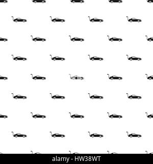 Electric car pattern, simple style Stock Vector