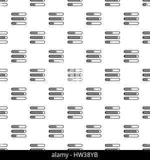 Progress loading bars pattern, simple style Stock Vector