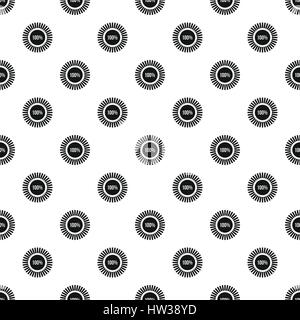Loading circle,100 percent pattern, simple style Stock Vector