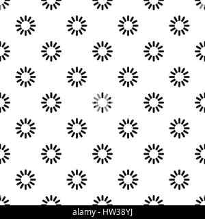 Loading spinner pattern, simple style Stock Vector