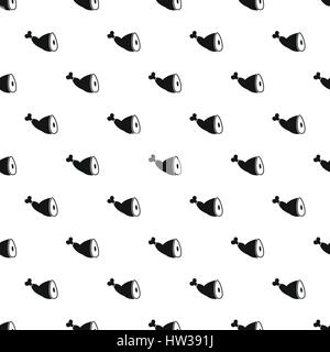 Jamon pattern, simple style Stock Vector