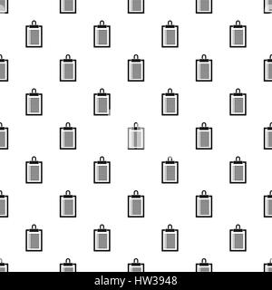 Clipboard check list pattern, simple style Stock Vector