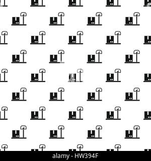 Weight scale pattern, simple style Stock Vector
