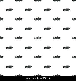 Armo   infantry vehicle pattern, simple style Stock Vector