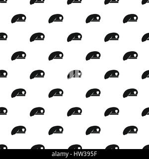 Military beret pattern, simple style Stock Vector