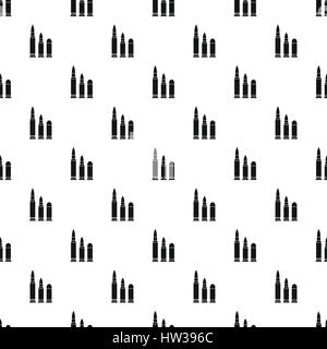 Bullets pattern, simple style Stock Vector