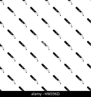 Pipette pattern, simple style Stock Vector