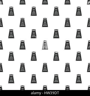 Grater pattern, simple style Stock Vector