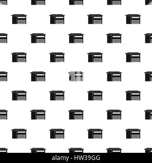 High barn pattern, simple style Stock Vector