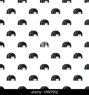 Garage storage pattern, simple style Stock Vector