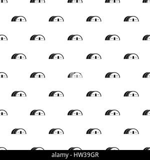 Large hangar pattern, simple style Stock Vector