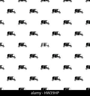 Tuk tuk taxi pattern, simple style Stock Vector