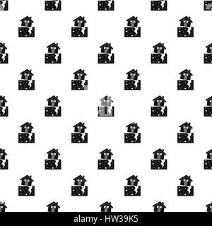 Fault of earth pattern, simple style Stock Vector