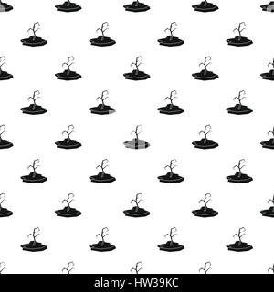 Earthquake pattern, simple style Stock Vector