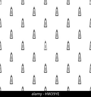 Toothpaste pattern, simple style Stock Vector