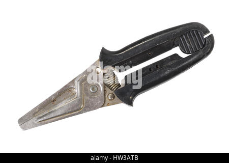Garden secateurs isolated on white background Stock Photo