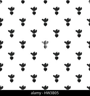 Turnip pattern, simple style Stock Vector