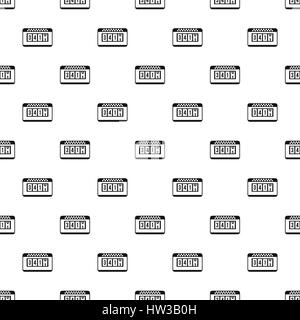 Taximeter pattern, simple style Stock Vector