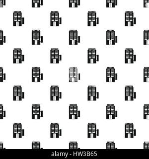 Hotel five stars pattern, simple style Stock Vector
