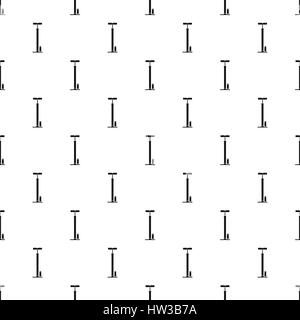 Pump for bicycle pattern, simple style Stock Vector