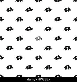 Map of Switzerland pattern, simple style Stock Vector