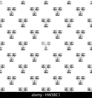 LAN pattern, simple style Stock Vector