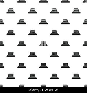 Building pattern, simple style Stock Vector
