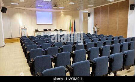 Presentation room for executives in Spain Stock Photo