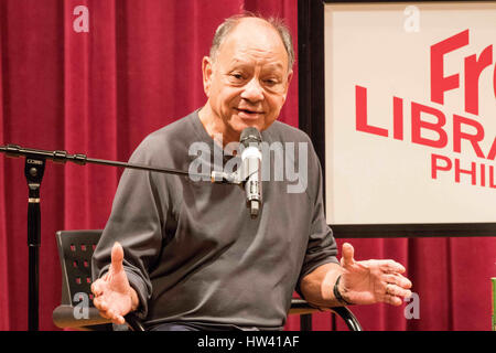 Philadelphia, Pennsylvania, USA. 16th Mar, 2017. CHEECH MARIN, half of the eponymous Grammy-winning stoner comedy duo of Cheech and Chong, promotes his book, 'Cheech is not my real name: But don't call me Chong' at the Free Library of Philadelphia in Philadelphia Pa Credit: Ricky Fitchett/ZUMA Wire/Alamy Live News Stock Photo