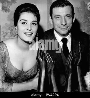 Jan. 04, 1959 - The ''1959 Music-Hall Bravo'' to Dalida and Yves ...