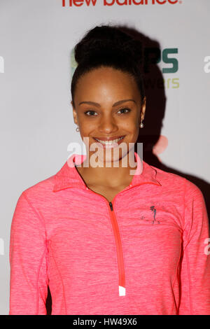 Paris, France. 16th March, 2017. Alicia Aylies, Miss France 2017 attends the Eiffel Tower Verticall in Paris, France on March 16, 2017. Credit: bernard menigault/Alamy Live News Stock Photo