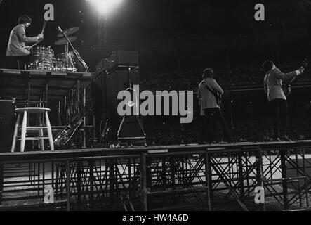 Feb. 02, 1966 - Beatles concert at Shea Stadium, USA. (Credit Image: © Keystone Press Agency/Keystone USA via ZUMAPRESS.com) Stock Photo