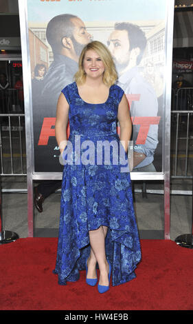 Film Premiere Fist Fight  Featuring: Jillian Bell Where: Los Angeles, California, United States When: 14 Feb 2017 Stock Photo