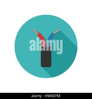 Electrical cable icon. Stock Vector