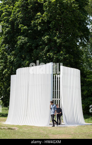 Serpentine Summer House 2016, Kensington Gardens, London, UK. Stock Photo