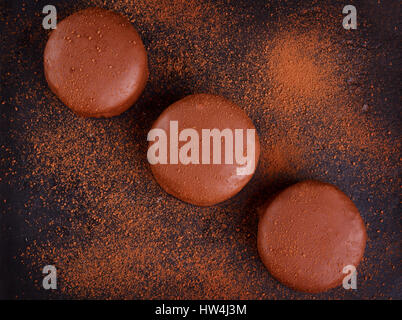 Brazilian honey cookie pao de mel on wooden background. Selective focus Stock Photo