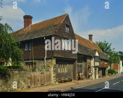 Anne of Cleves House. Lewes. East Sussex. England. UK Stock Photo