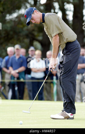 MICHAEL SKELTON GB & IRELAND WALKER CUP GANTON GOLF CLUB NORTH YORKSHIRE 07 September 2003 Stock Photo