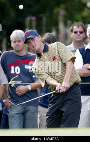 MICHAEL SKELTON GB & IRELAND WALKER CUP GANTON GOLF CLUB NORTH YORKSHIRE 07 September 2003 Stock Photo