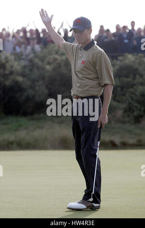 MICHAEL SKELTON GB & IRELAND WALKER CUP GANTON GOLF CLUB NORTH YORKSHIRE 07 September 2003 Stock Photo